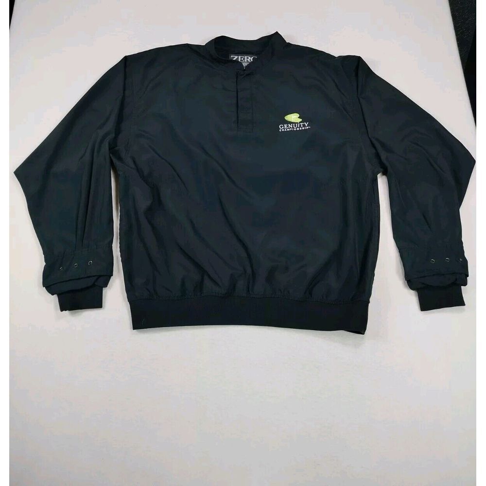 Zero Restriction Wind Breaker‎ Men's XL Black Golf Genuity Doral Championship
